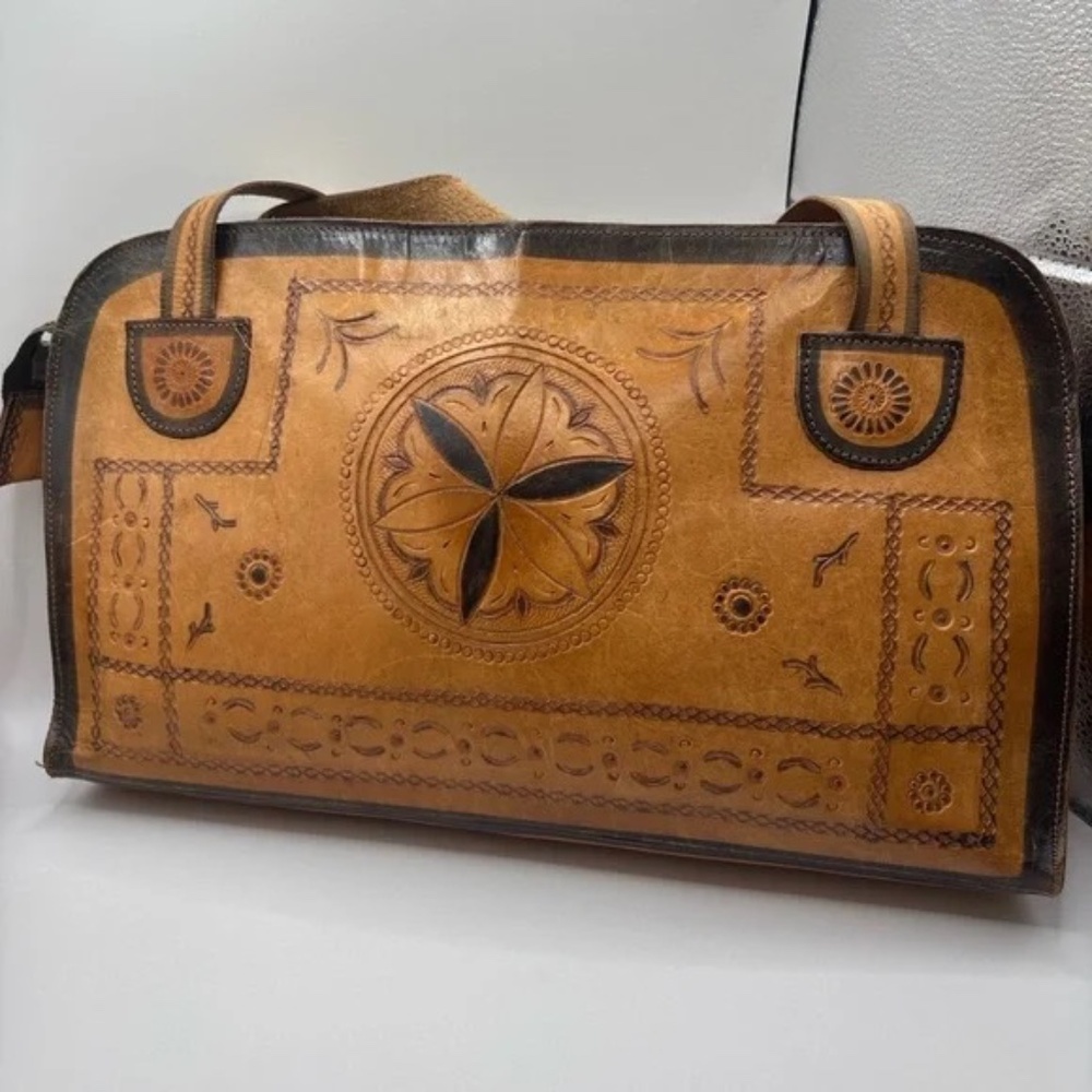 Astro Vintage Leather Shoulder / Hand Bag - Picture 7 of 17